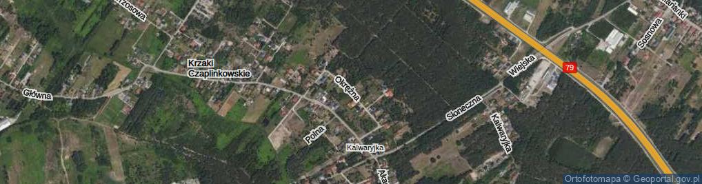 Zdjęcie satelitarne Okrężna ul.